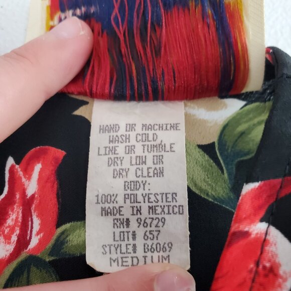 Timeless Tickets Womens Vintage Floral Maxi Dress Size M Tied Back Whismigoth - Picture 5 of 10